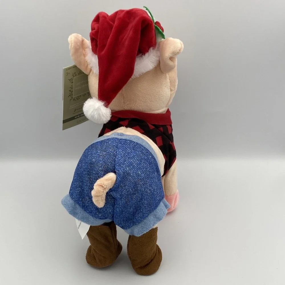 Gemmy Animated Dancing Pig Plush Christmas Gift Pretty Girls Walk Song Dance NWT